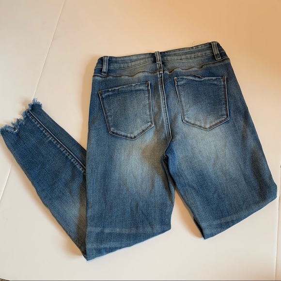 Boutique High Waisted Cutoff Skinny Jeans, 27 - Picture 7 of 7